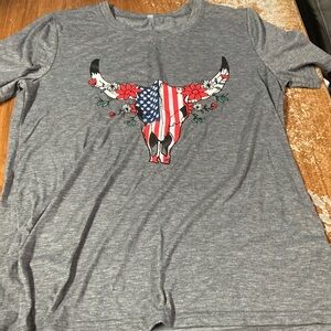 Gray Graphic Women’s Shirt